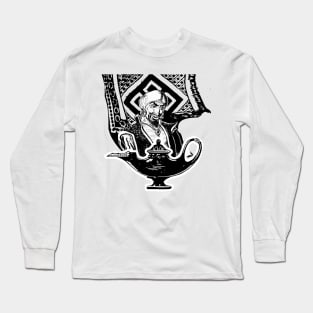 genius of the lamp with flying carpet Long Sleeve T-Shirt